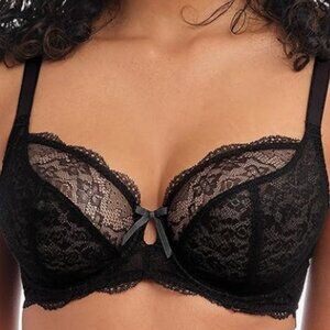 Freya Fancies Underwire Plunge Bra Black